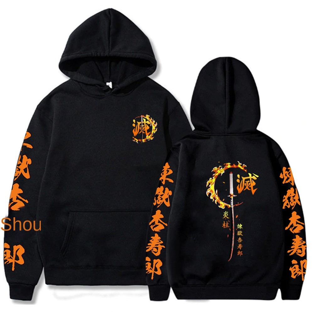 Demon Slayer Rengoku Kyoujurou Hoodie Sweatshirt