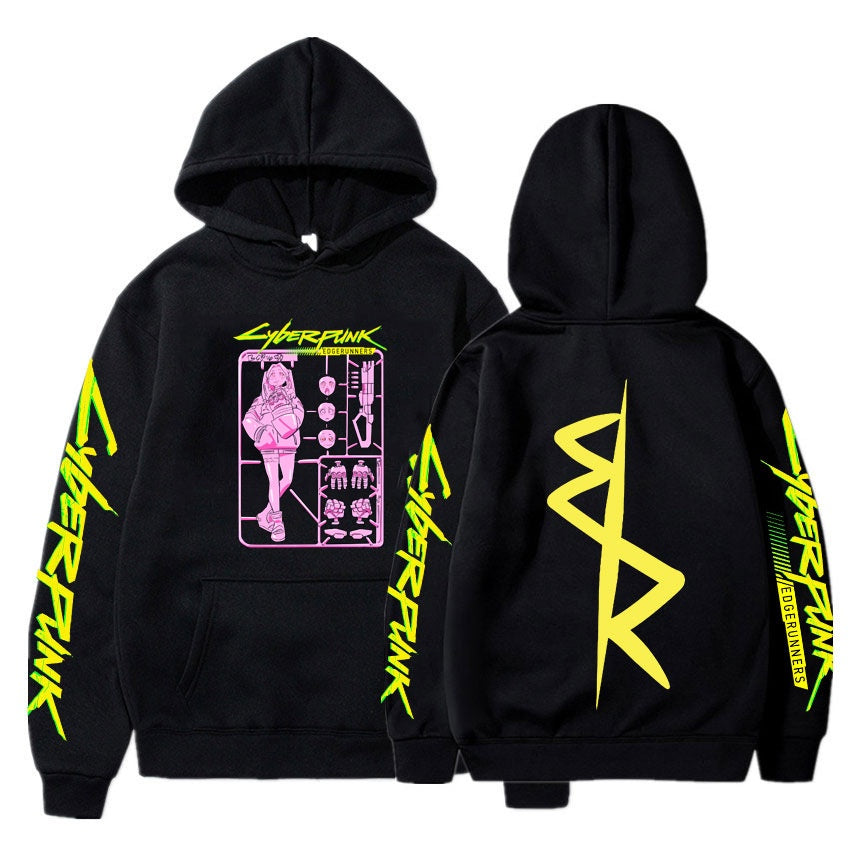 Cyberpunk Edgerunners Rebecca Hooded Sweatshirt Game Hoodie