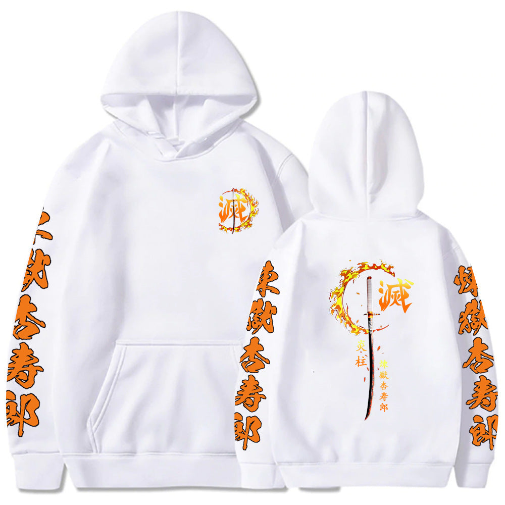 Demon Slayer Rengoku Kyoujurou Hoodie Sweatshirt