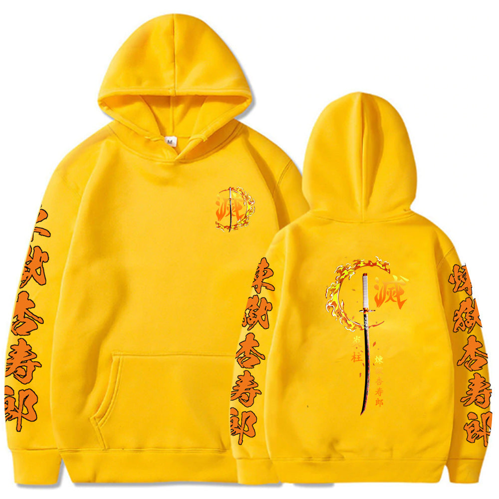 Demon Slayer Rengoku Kyoujurou Hoodie Sweatshirt