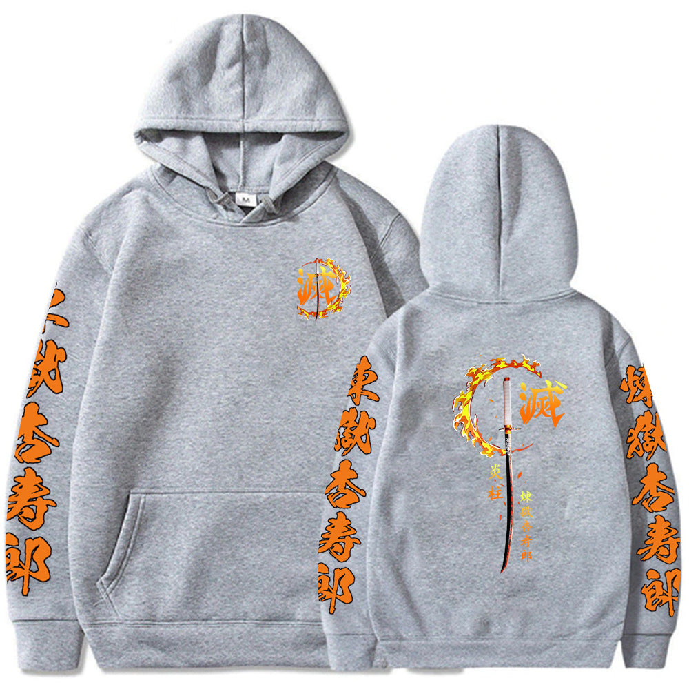 Demon Slayer Rengoku Kyoujurou Hoodie Sweatshirt
