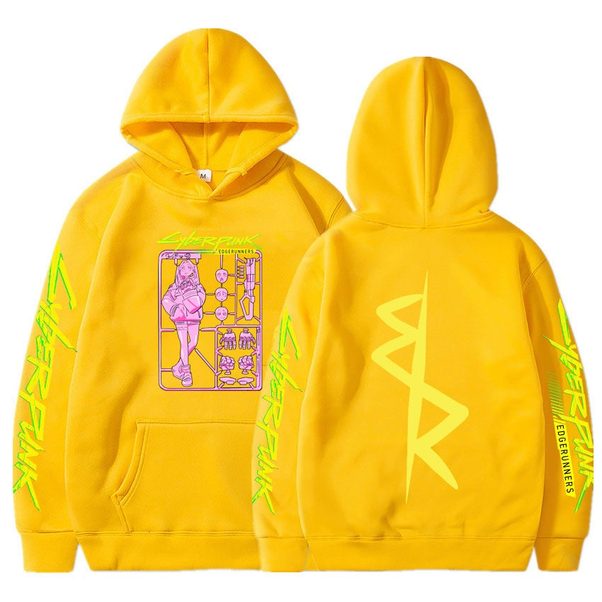Cyberpunk Edgerunners Rebecca Hooded Sweatshirt Game Hoodie